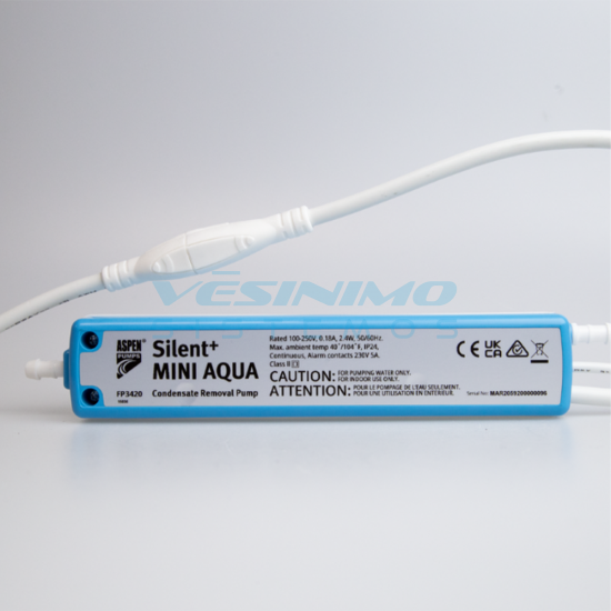 Aspen Pumps Mini Aqua Silent+ Gen 5 kondicionieriaus drenažinis siurbliukas